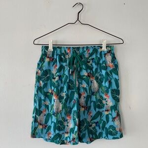 Cove Men’s Tropical Bird Shorts Size Small